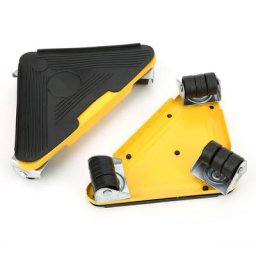 Meuble a Roulette, Kit de Deplace Meuble Lourd Sans Effort, Patins Rotatifs à 360 Degrés, Lot de 4
