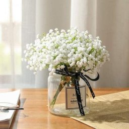 Lot de 10 Fausses Fleurs artificielles pour bébé en Vrac pour décoration de Mariage, de fête, de