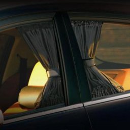 Rideau pare-soleil universel pour voiture 2 pièces pour fenêtre latérale de voiture