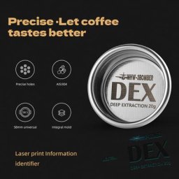 Paniers filtrants à café expresso en acier inoxydable panier en métal écran de rondelle pour