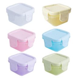 Mini stockage d'aliments pour bébés plusieurs condiments et aissce contient des aliments