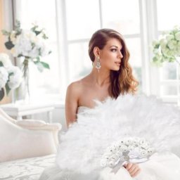 Éventail à main en plumes pour mariage Rose Décoration de mariage brevde la mariée Éventail à