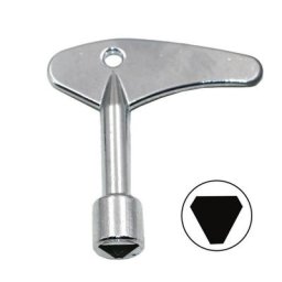 Clé triangulaire multifonctionnelle de haute qualité vanne de compteur d'eau d'ascenseur