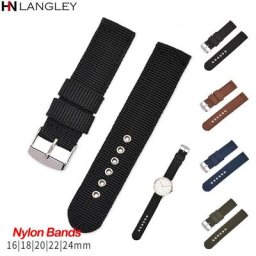 Bracelet de montre en toile de nylon pour hommes bracelet de montre en tissu respirant bracelet de