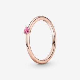 Bague Solitaire Rose