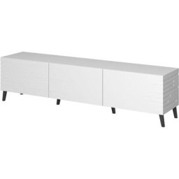 Meuble tv nova 186 cm blanc mat - Blanc