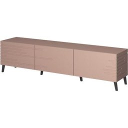 Meuble tv nova 186 cm rose mat - Rose
