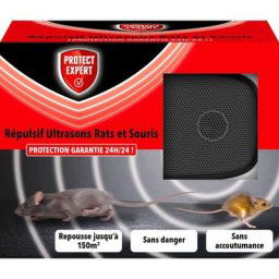 Protect Expert - ultrarasou Ultrason Rats et Souris Répulsif à Ondes Sans Accoutumance Repousse