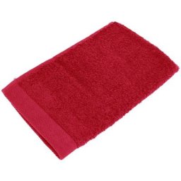 Linnea - Serviette invité 30x50 softy - Rouge Bordeaux