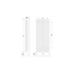 Atlantic - Radiateur vertical nirvana neo 1000w