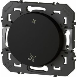 Legrand - Interrupteur commande vmc - Dooxie - Noir