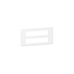 Legrand - Plaque Mosaic horizontale - 2x10 modules - Blanc - Blanc