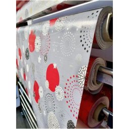 Nappe Toile Cirée De Noël –Nova Star- Au Mètre - 140 x 220 cm - Gris .