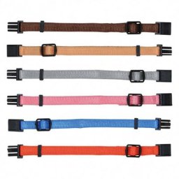 6 colliers m-l 22 à 35 cm x10 mm pour chiot couleurs différentes Trixie Multicolor