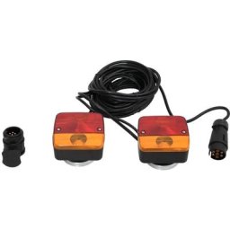 Vidaxl - Feux de remorque 2pcs Rouge 10,5x7,5x10cm 12V ampoule classique n/a