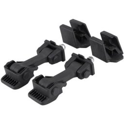 Lot de 2 loquets de sécurité et supports pour loquet de capot pour Jeep Wrangler JK 2007-2016