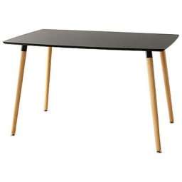 Table a manger avec chaises kittos ensemble table a manger - style scandinave - l 110 x p 60 x h 75