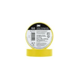 Ruban Adhésif Temflex™ 155 pvc 19mm x 20m 3M 7100184744 Jaune - Jaune