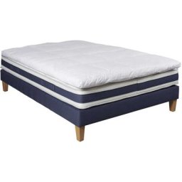 Someo - Surmatelas duvet et plumes de canard Rêve 180x200 - Blanc