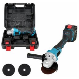 4inch Meuleuse d'angle sans fil set comprend 2 batteries - Tilswall