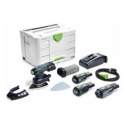 Festool - 577509 - dtsc 400 3,0 i - Set ponceuse sans fil (2x 3.0Ah) dans systainer - 100x150mm