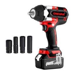 Brushless Clé à chocs sans fil 1800Nm 1/2 ,3 vitesses de réglage Clé à chocs - avec 2588VF Batterie