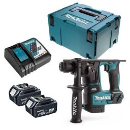 Makita - Perforateur SDS-Plus 18V lxt 1,2 j (2x3,0 Ah) en makpac DHR171RFJ