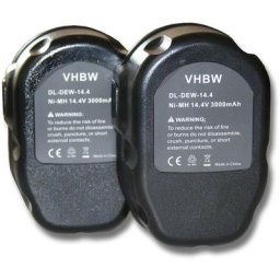 2x Batteries compatible avec Dewalt DC935KA, DC935KB, DC936KA, DC983KA, DC983SA, DC984KA, DC984KB