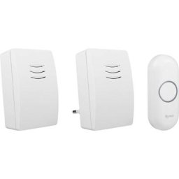 Byron - Set complet pour Sonnette sans fil DBY-21134 100 m blanc