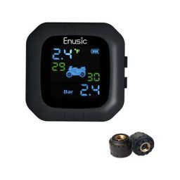 Moto sans fil étanche TPMS système de surveillance de la pression des pneus moteur pneu Aotu alarme