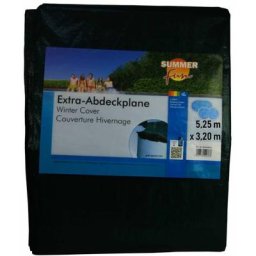 Couverture de piscine d'hiver Ovale 525 cm pvc Vert Summer Fun n/a