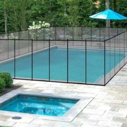 Costway - Barrière de piscine, 360 x 125 cm Barrière De Protection Piscine, Module 3.6m en