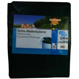 Couverture de piscine d'hiver Ovale 800 cm pvc Vert Summer Fun n/a