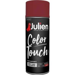 Peinture aérosol Color Touch multi-supports - Brillant Rouge Basque - 400 ml Julien Rouge Basque