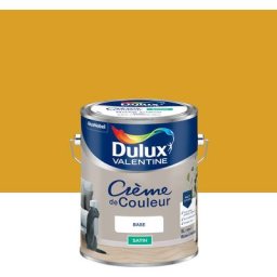Peinture Crème De Couleur Satin Miel 5L Dulux Valentine Miel