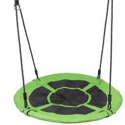 Balançoire nid d'oiseau Rond 100 cm, Balançoire nid d'oiseau pour le jardin à suspendre, Balançoire