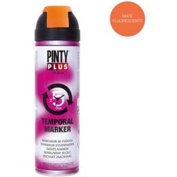 Peinture en aérosol pintyplus tech marqueur d'evénements 650cc orange t143