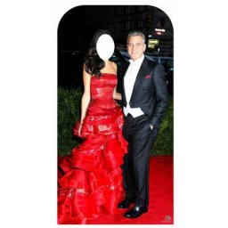 Figurine en carton taille reelle George Clooney Passe Tete 181cm