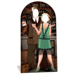Figurine en carton passe tête bonnie and clyde 191 cm