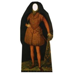Figurine en carton Tudor homme 188 cm
