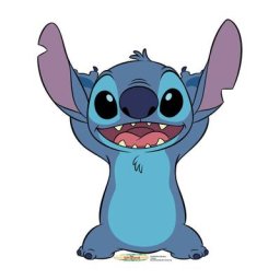 Figurine en carton Lilo et Stitch - Stitch qui sourit - 93 cm