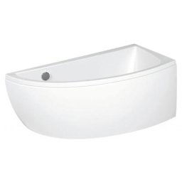 Baignoire gain de place 140x75 cm acrylique + jupe droite - nano