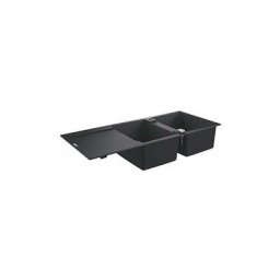 Evier composite avec égouttoir K500 1160 x 500 mm Noir Granite 31647AP0 (Import Allemagne) - Grohe