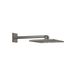 Grohe - Rainshower Smartactive 310 Cube Set douche de tête 2 jets et bras 430mm, Hard Graphite