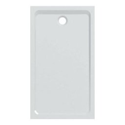 Receveur Melua extra-plat rectangulaire à poser ou à encastrer 120x90 blanc - Geberit
