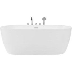 Baignoire Ilot Centrale en Acrylique Sanitaire Blanc Ultra Elégante et Très Design pour Salle de