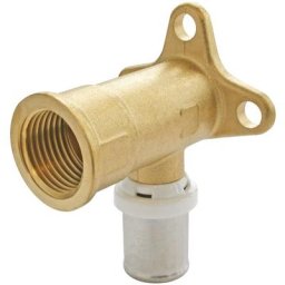 Somatherm - Applique Murale à sertir pour tube Multicouche Ø16-F15/21 - laiton