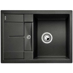 Metra 45 - Évier en silgranit, 680x500 mm, Compact, noir 525912 - Blanco