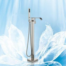 Cascade Baignoire Robinets de bain Baignoire Ilot Autoportante Mitigeur Baignoire Robinet Îlot Bain