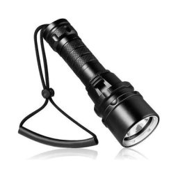 Lampe de poche de plongée sous-marine professionnelle 100M sous-marine torche de plongée